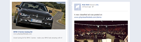 module automatically post facebook fan page