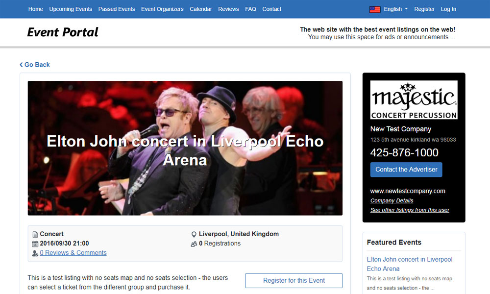  Nuevo diseño mejorado de la página de detalles del evento, resultados intermedios y filtros de búsqueda