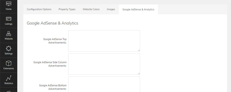  Nueva página para agregar Google AdSense o anuncios similares
