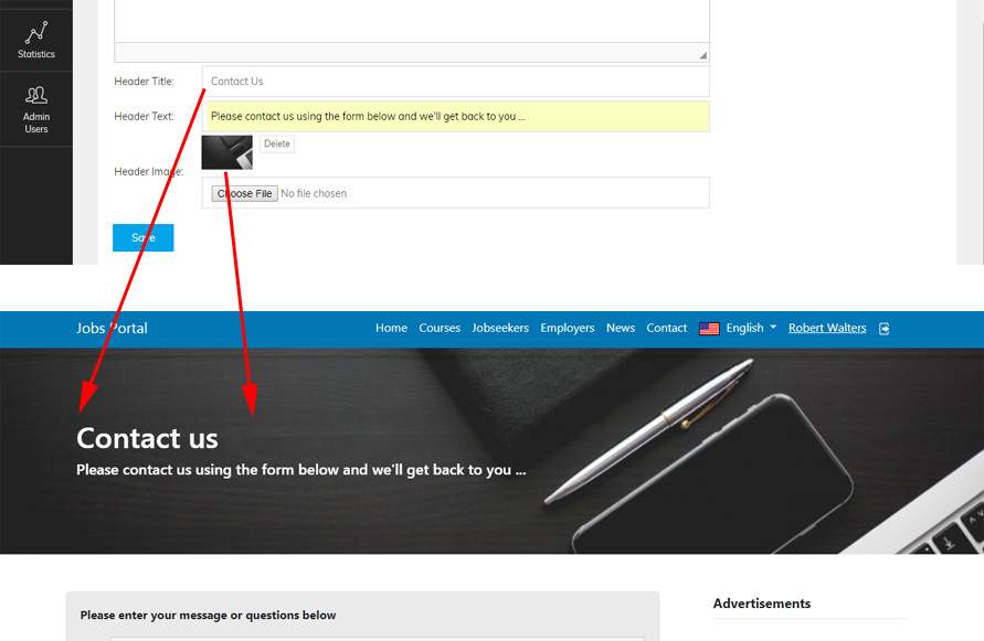  Novo recurso para editar e criar cabeçalhos de página personalizados