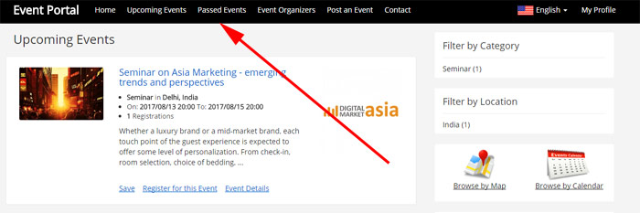 Novas páginas e mudanças no menu principal