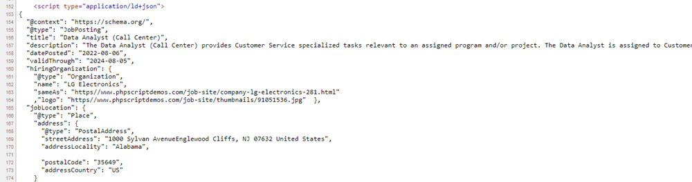  Données structurées Google JobPosting