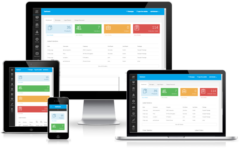  Um painel de administração inteiramente novo e muito aprimorado