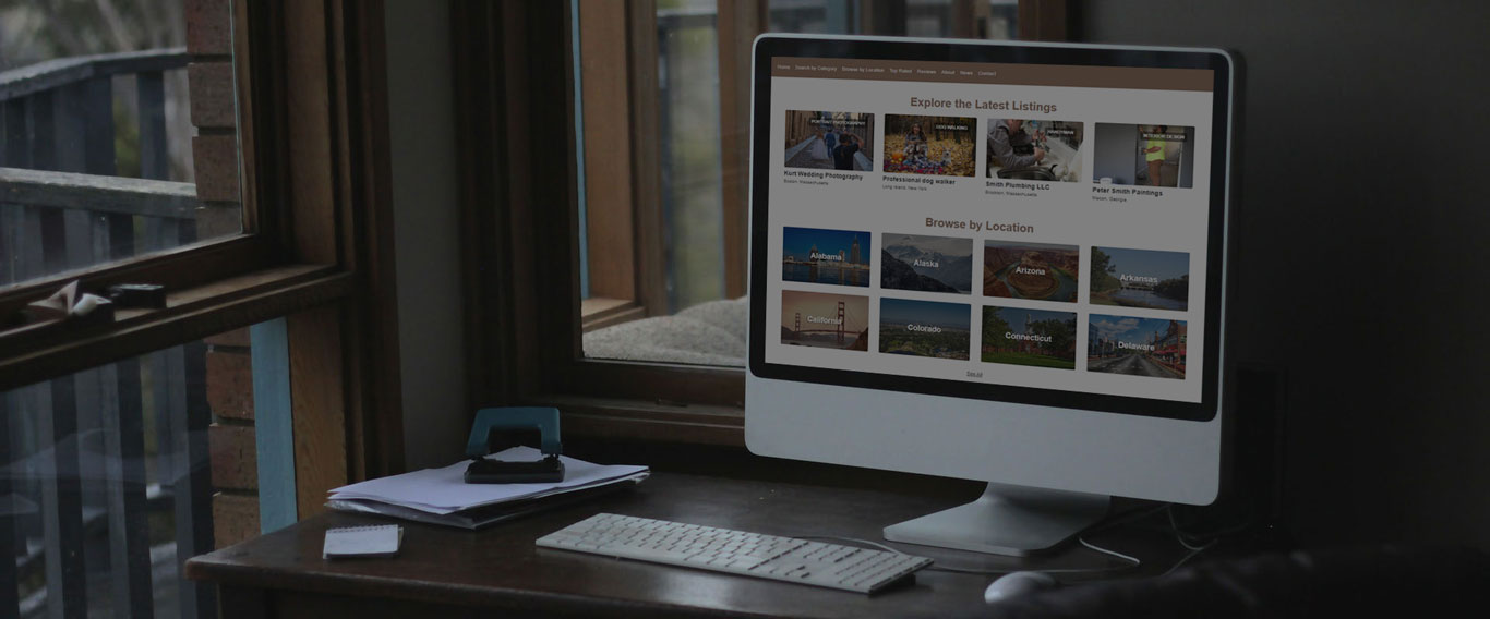 características del script php de directorio de profesionales