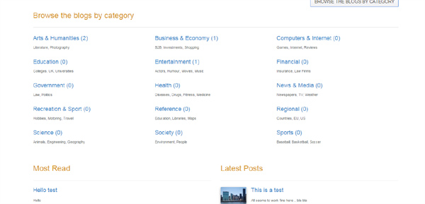 php video blog vlog script navegando pelos vlogs por categoria