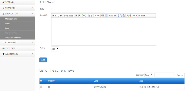 php video blog vlog script gestão de notícias