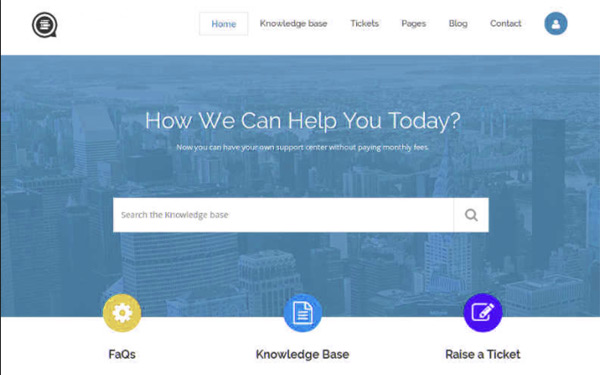 Template based - using html templates separated from the php code to allow easy customization and integration of your own designs php help desk