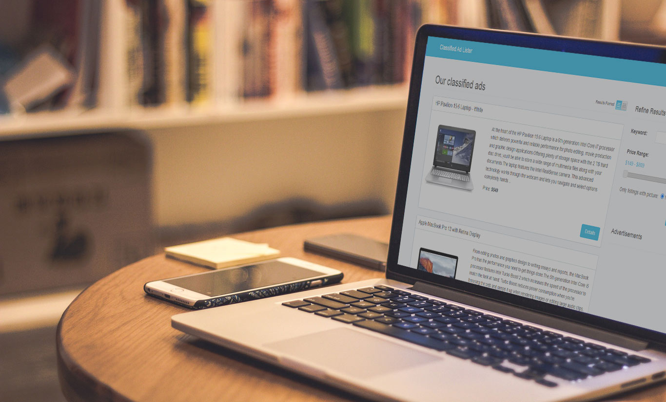 classified ad lister script