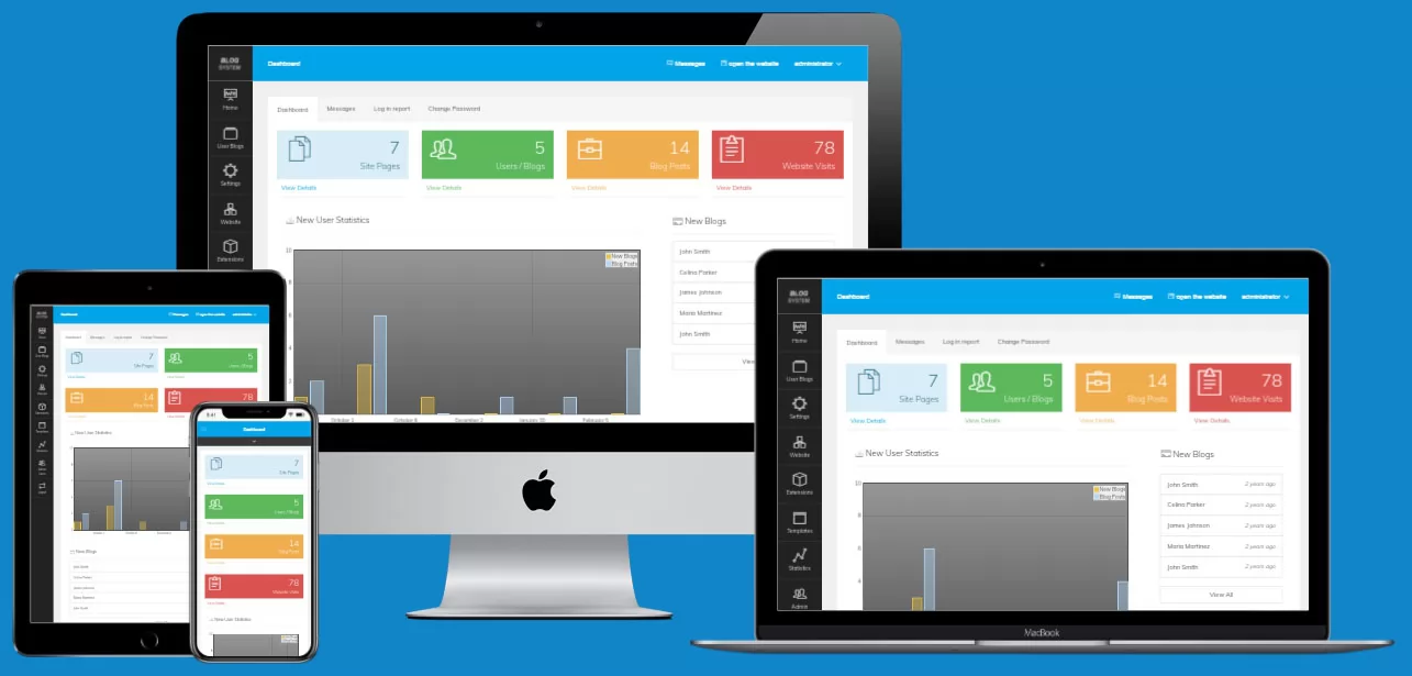 new version blog portal script