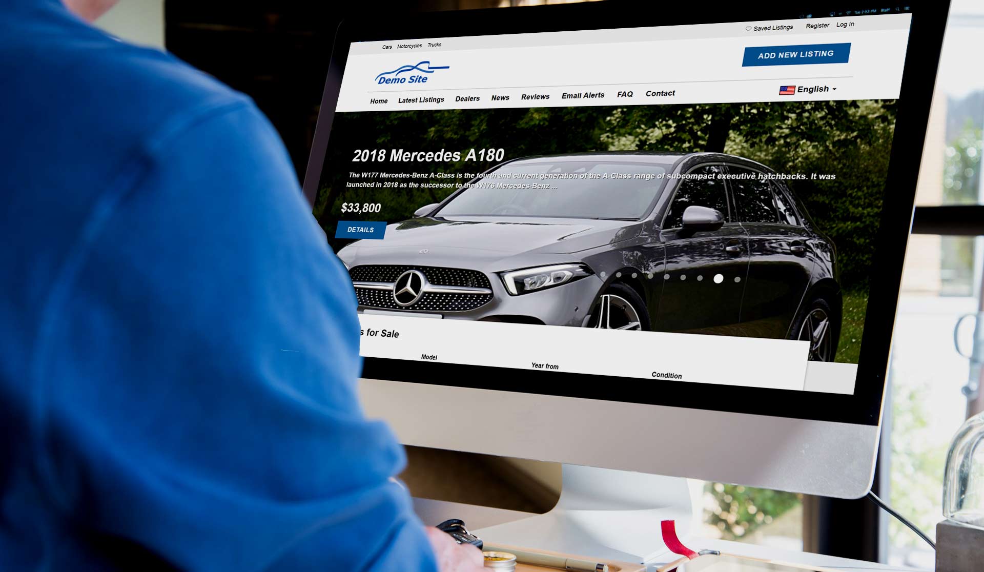 ready-made car portal and dealer website systems 