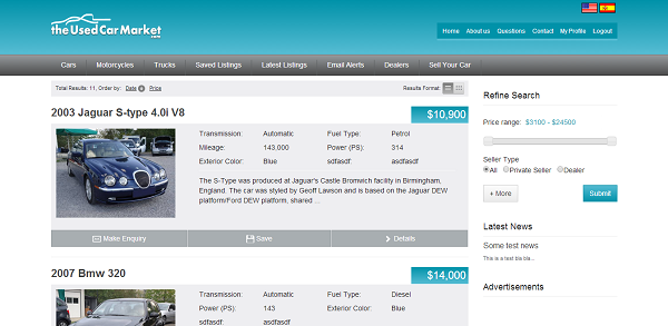 php car classifieds script Search Results