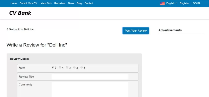 cv jobseekers script php writing reviews and rating the recruiting companies