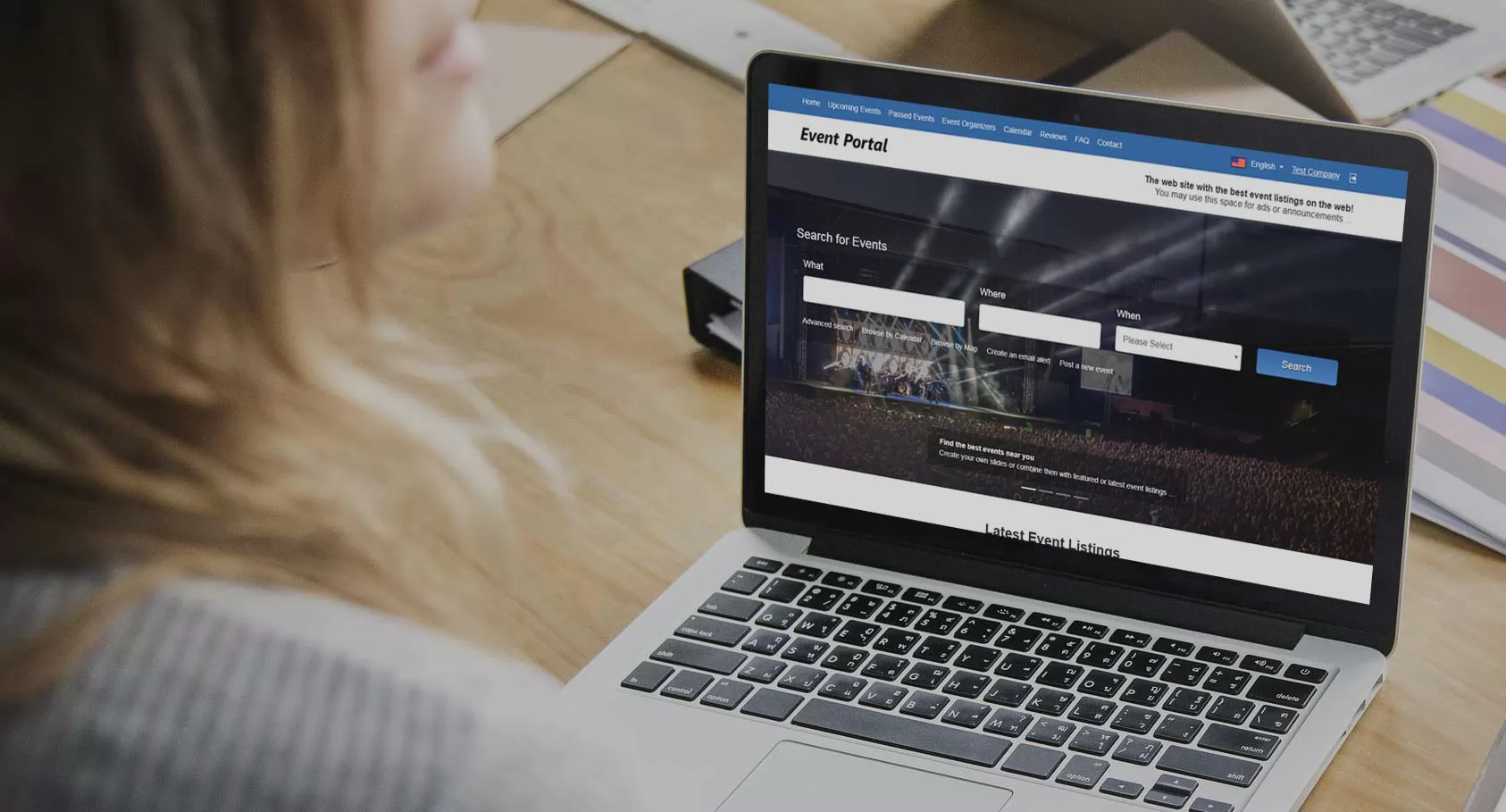 Event Portal php script