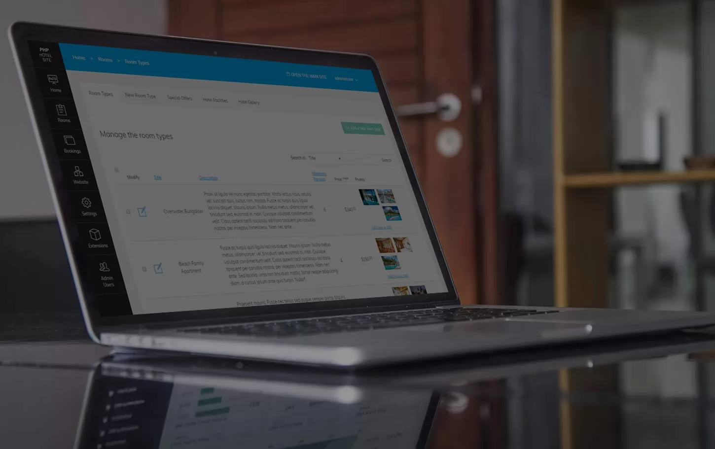 php mysql hotel system