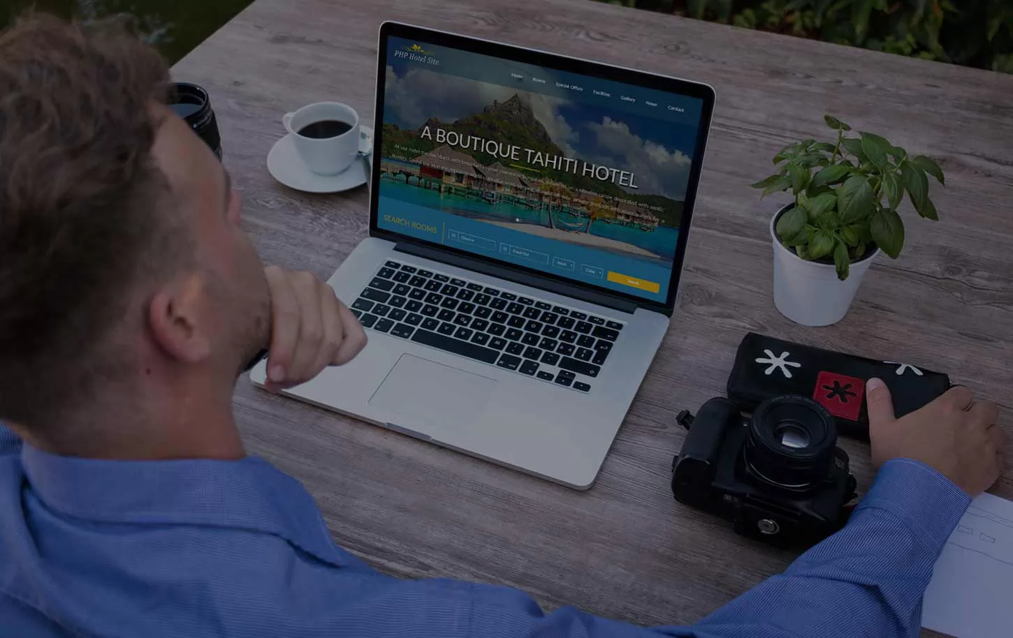 new features php hotel site script