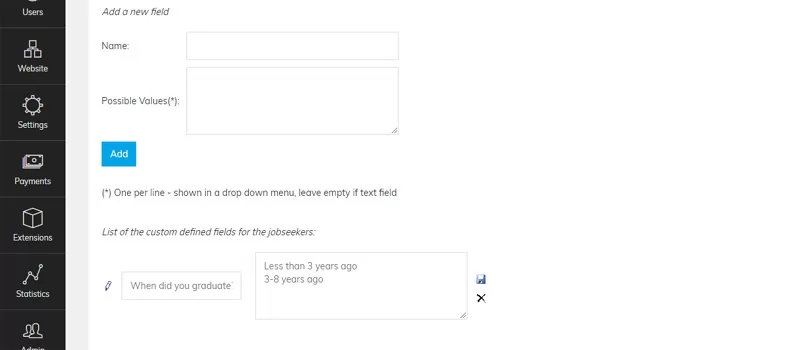 php job script Edit the Custom Fields