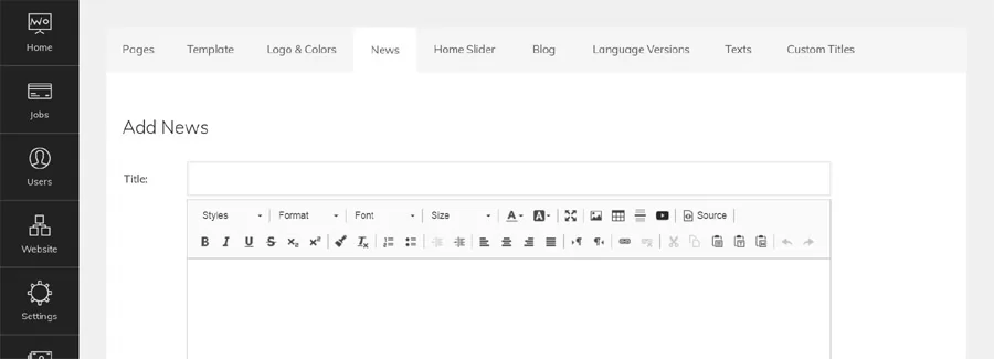 php job script Adding images for the news