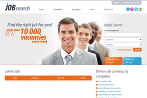 template for jobs portal php