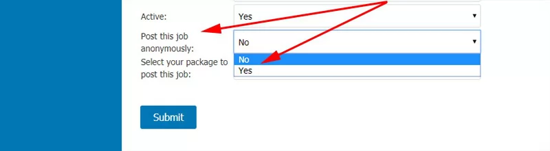 php job script New Feature to Post Jobs Anonymously