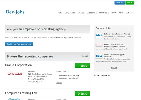 Recruiters directory