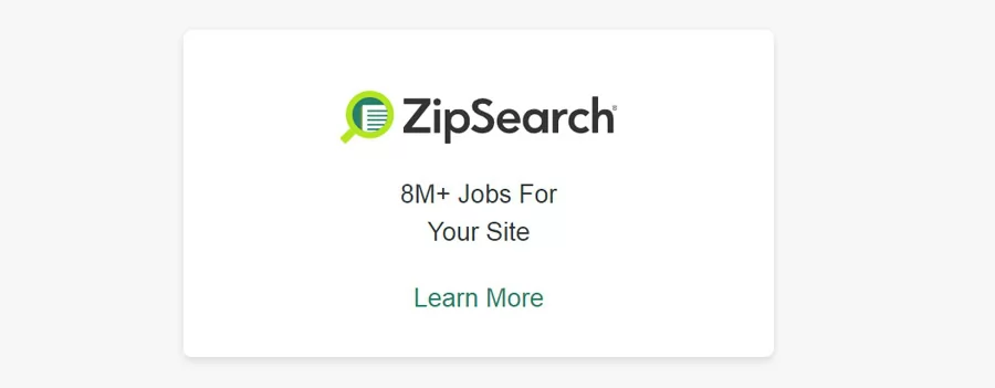 Integración de fuentes de trabajo de ZipRecruiter