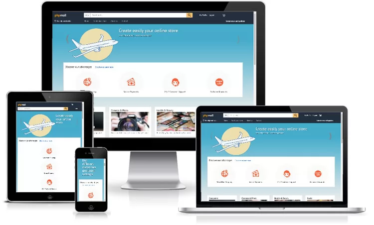 amazon style responsive mall script