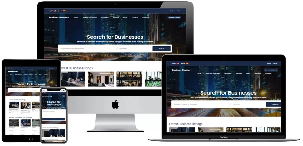 New version 5.0 of our popular PHP Business Directory script
