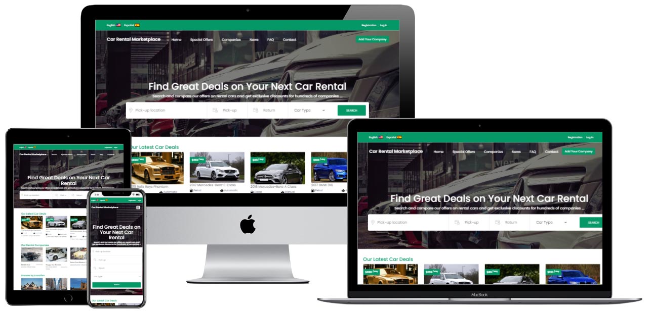 a new product added in our portfolio - car rental marketplace 