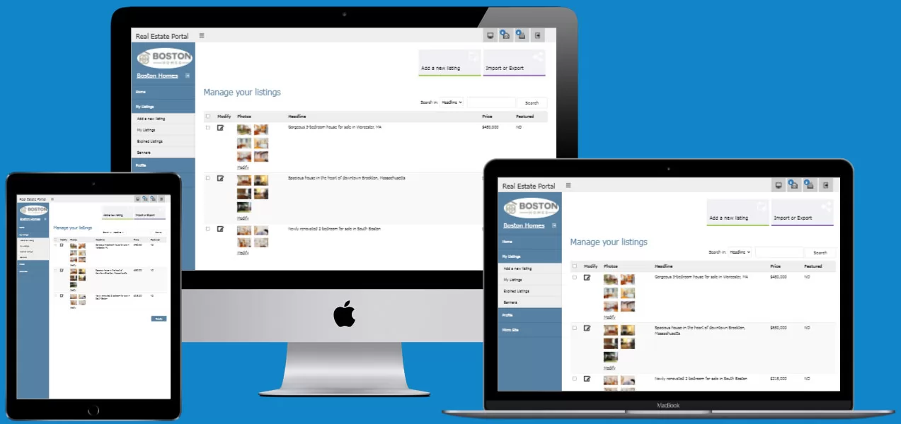 property portal php script features