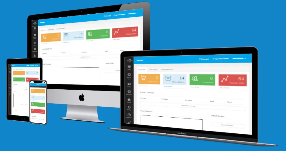 online demos php responsive restaurant site software