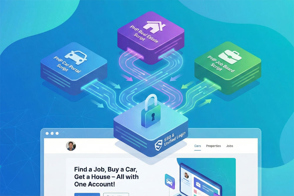 combine multiple php scripts on one site