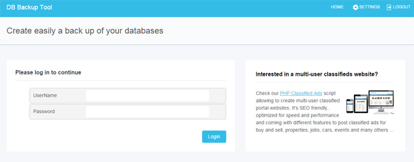 generate mysql dump free php script