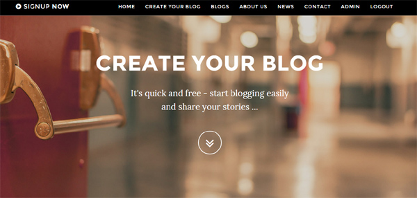 Nova versão 4.0 do Blog System
