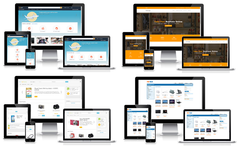 Nuevas demostraciones agregadas para nuestro script PHP Mall