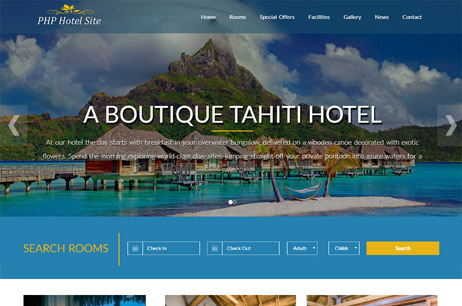 PHP Hotel Site