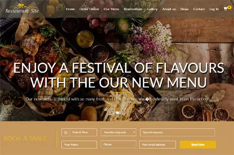 PHP Restaurant Site