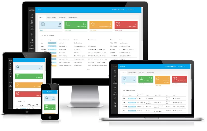 Marketplace de Hotéis Demo do painel de administração