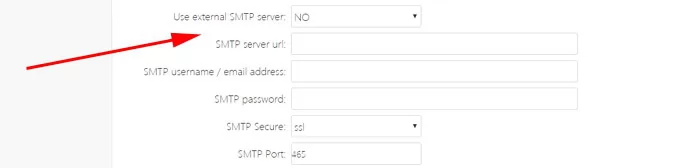 script php site de empregos servidor smtp externo