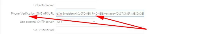 api sms site de empregos php envio de sms