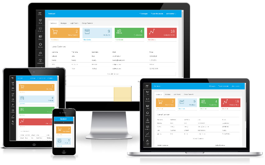 Tienda Online PHP Demostración del panel de administración