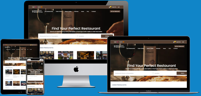 php multi restaurants marketplace script