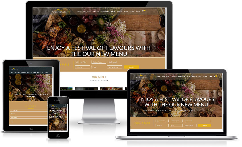  Descubra nuestro último producto web: sitio de restaurante PHP