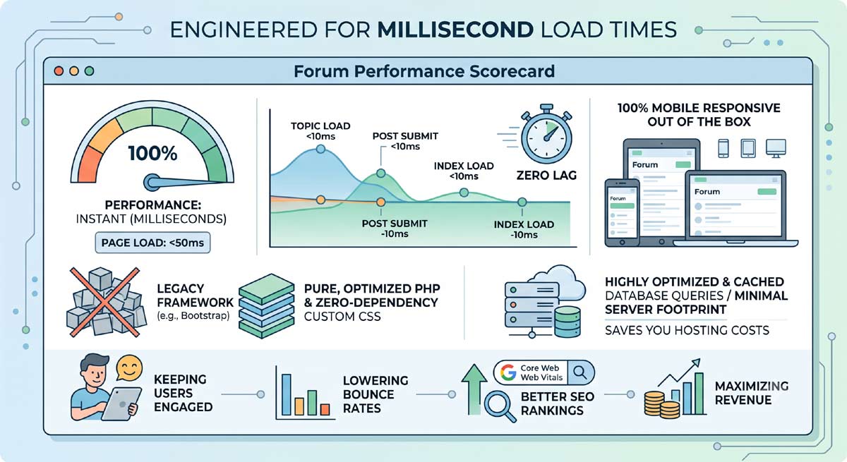 websiteadmin feature: engineered for millisecond load times
